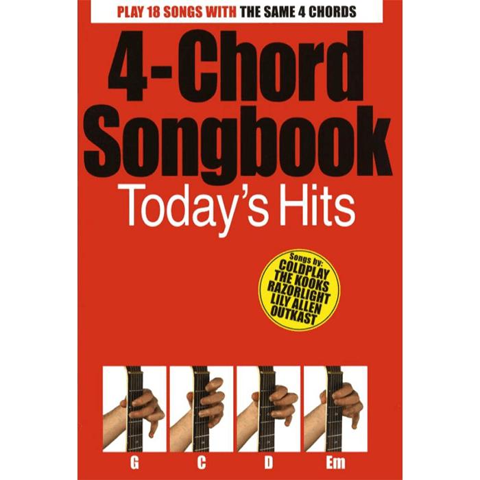 4-Chord Songbook Today's Hits Guitar Book