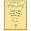 24  Italian Songs & Arias - Medium High Voice  (Book Only)