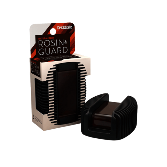 D'Addario Rosin Guard with Natural Dark Rosin