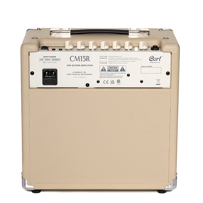 Cort CM15R Amp White Sand