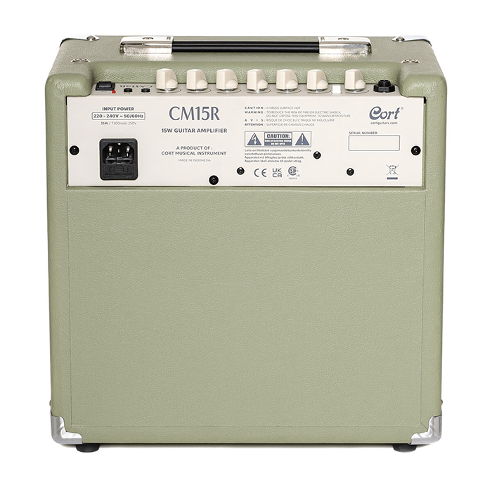 Cort CM15R Amp Pastel Green