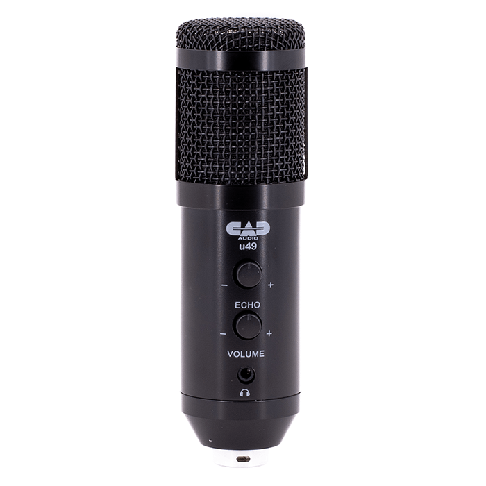 CAD USB Studio Microphone With Headphone Monitor & Echo
