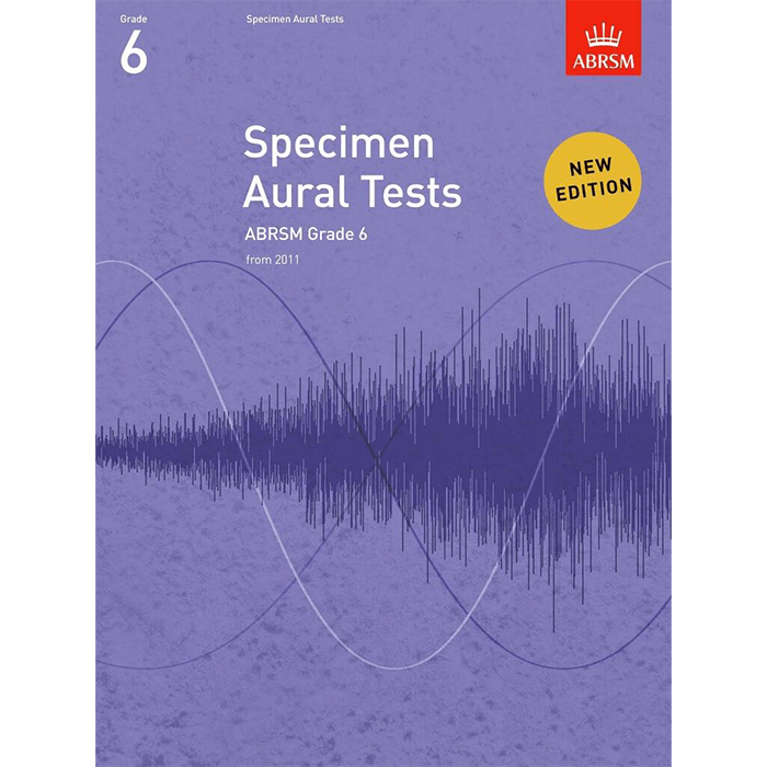 ABRSM Specimen Aural Tests - Grade 6 (2011+) Book