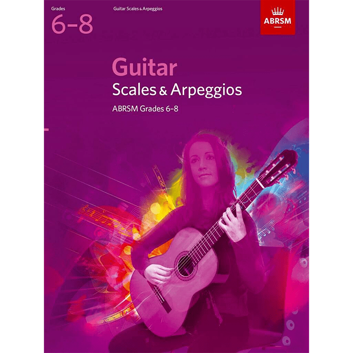 Abrsm Guitar Scales And Arpeggios: From 2009 (Grades 6-8)