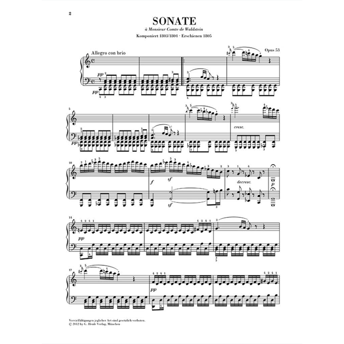 Beethoven: Piano Sonata no.21 in C Major Op.53 (Henle Urtext)