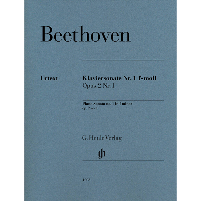 Beethoven: Piano Sonata no. 1 f minor op. 2 no. 1 (Henle)
