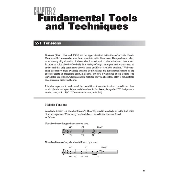 Arranging Jazz Modern Jazz Voicing