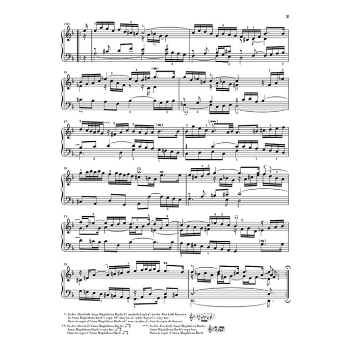 Bach French Suites Urtext