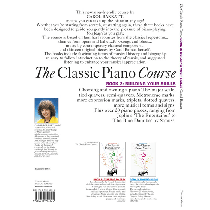 Barratt: The Classic Piano Course Book 2 Building