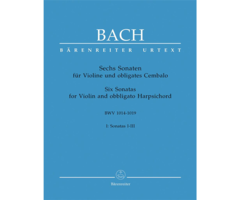 Bach Six Sonatas for Violin, Vol. 1 (BWV 1014-1019)