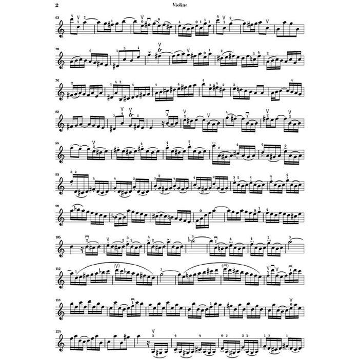 Bach: Violin Concerto in A Minor BWV1041 (Urtext)