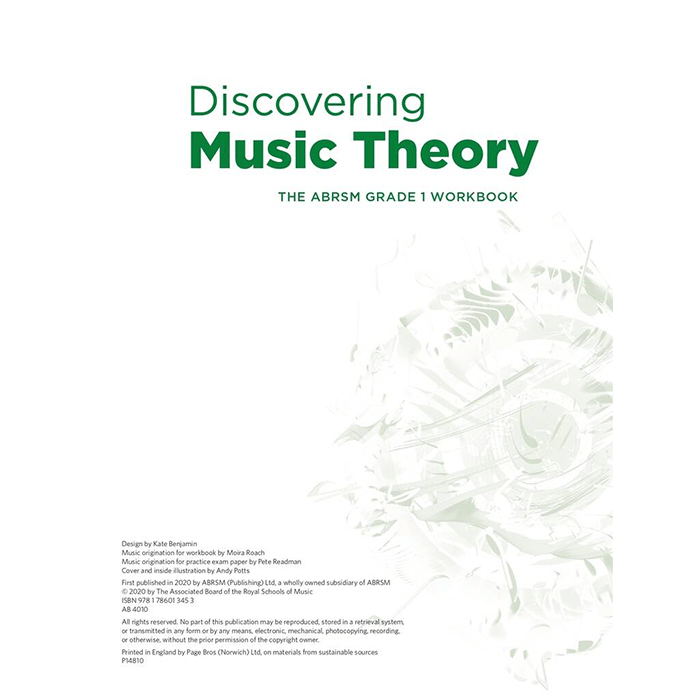 Abrsm Discovering Music Theory - Grade 1