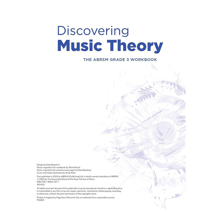 Abrsm Discovering Music Theory - Grade 3