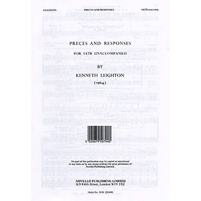 Kenneth Leighton: Preces And Responses