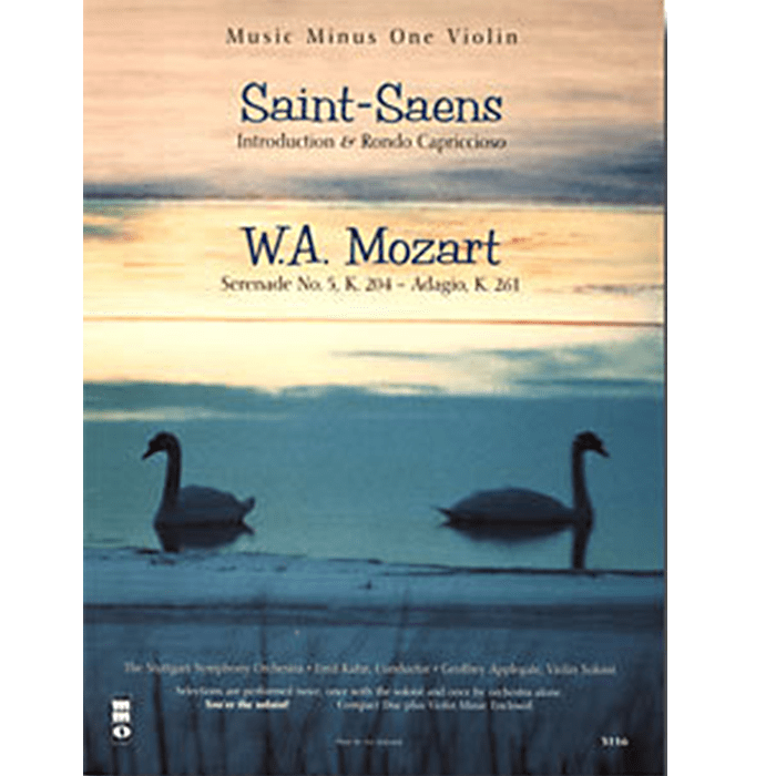 Introduction & Rondo (Saint-Saens) + Serenade & Adagio (Mozart) Violin & CD