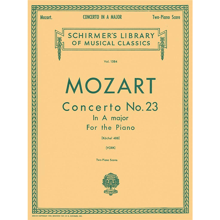 Wolfgang Amadeus Mozart: Piano Concerto No.23 In A Major (2-Piano Score)