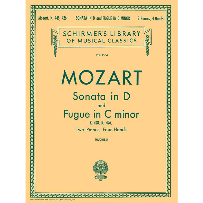 Sonata In D (K.448)/Fugue In C Minor (K.426)- 2 Pianos