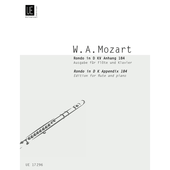 Mozart: Rondo in D KV Anhang 184 (Flute & Piano)