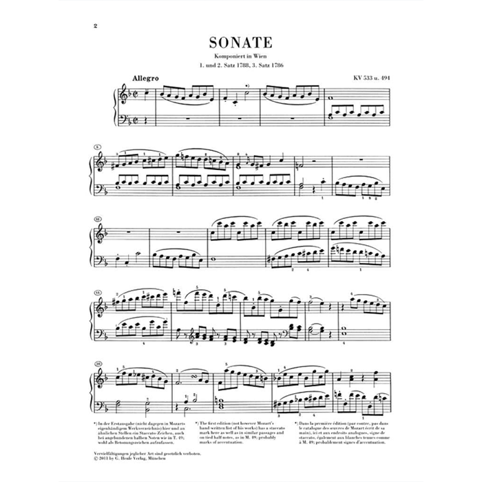 Mozart: Piano Sonata in F major
