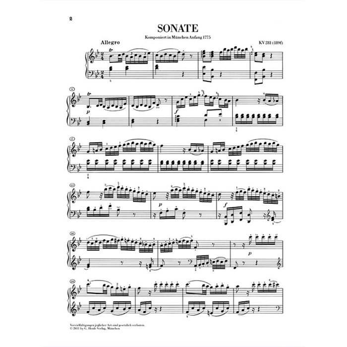 Mozart: Piano Sonata in Bb Major K.281 (Piano Solo)