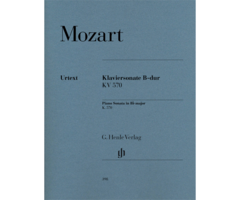 Mozart: Piano Sonata B flat major K. 570 (Henle)
