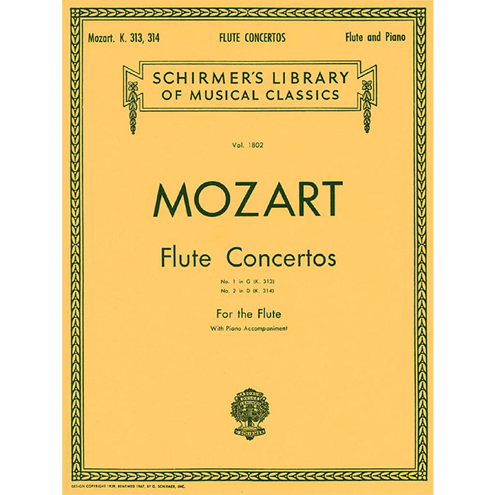 Mozart: Flute Concertos No. 1 In G (K.313) And No. 2 In D (K.314)