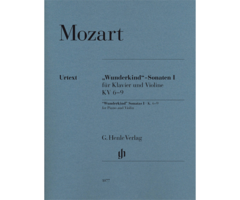 Mozart Wunderkind Sonatas for Piano and Violin KV 6-9