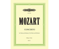 Mozart: Concerto No. 2 in D K211 (Violin & Piano) (Edition Peters)