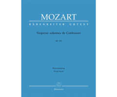 Mozart Vesperae Solennes De Confessore K.339