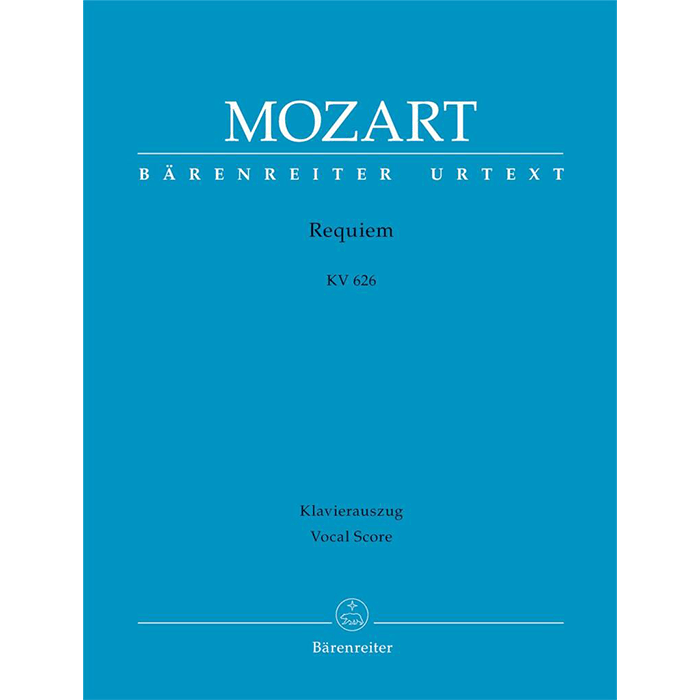 Mozart Requiem (K.626) Vocal Score (Choir)