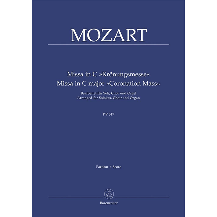 Mozart Mass in C (K.317) (Coronation Mass) Choir & Organ