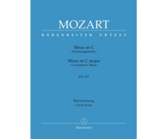 Mozart Mass in C major (K.317) (Coronation Mass) (Vocal Score)