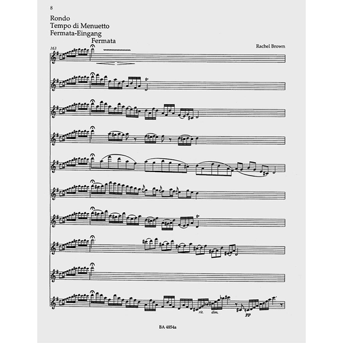 Mozart Concerto for Flute in G major (K.313) (Flute & Piano)