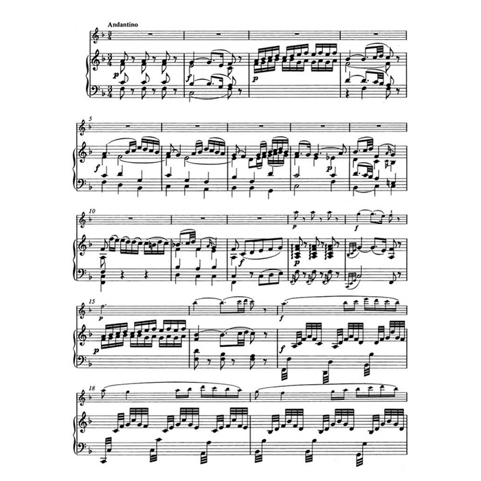 Mozart Concerto in C major for Flute and Piano K. 299