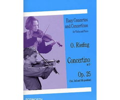 Rieding: Concertino in D major, Op.25 (Violin & Piano)