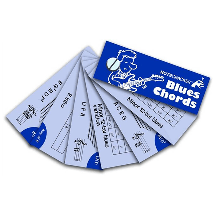 Notecracker Blues Chords For Guitar Flashcards
