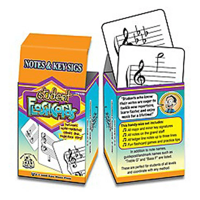 TCW Student Flashcards: Notes & Key Signatures