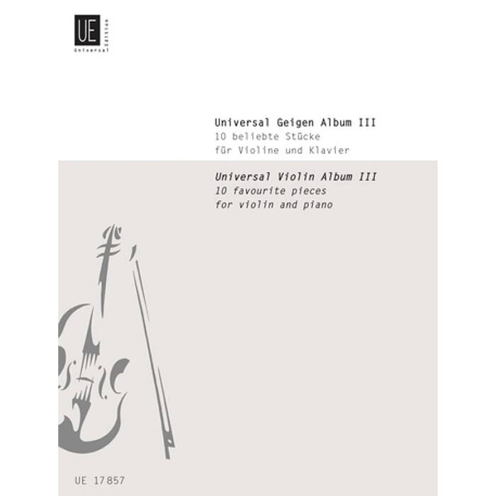 Universal Violin Album - Book 3 (Violin/Piano)