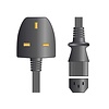 Mercury UK Plug To IEC Lead 5.0M Black
