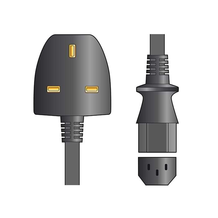 Mercury UK Plug To IEC Lead 5.0M Black