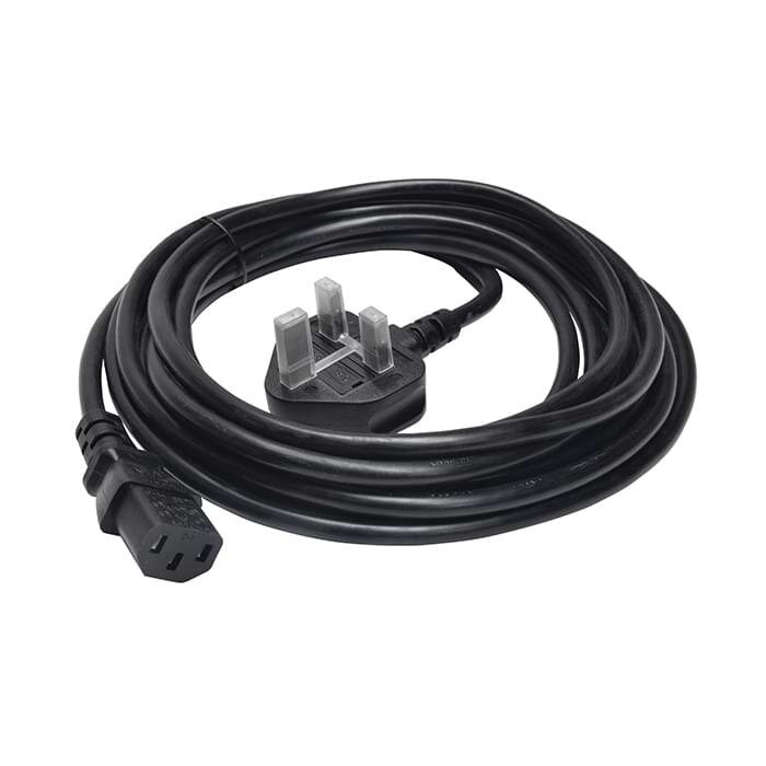 Mercury UK Plug To IEC Lead 5.0M Black