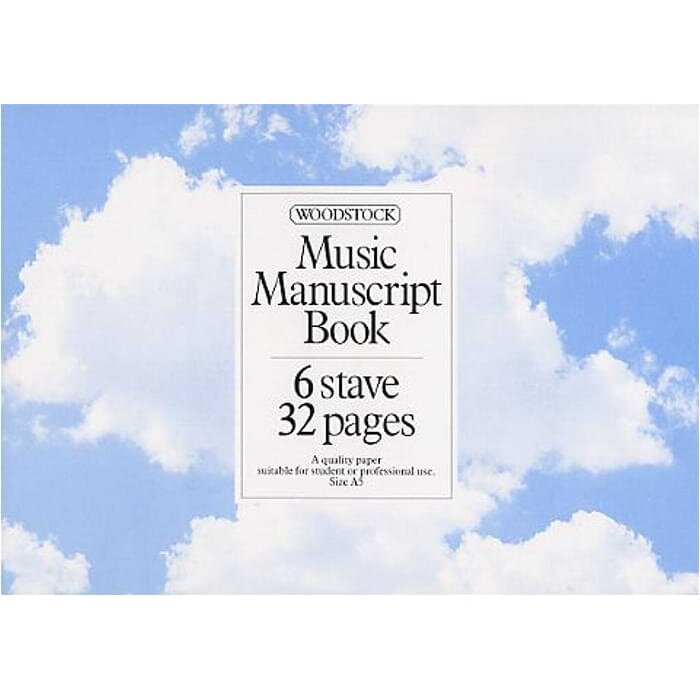 Woodstock Manuscript Book 6 Stave 32 Pages A5