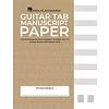 Guitar TAB Manuscript Paper