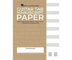 Guitar TAB Manuscript Paper