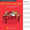 Music Manuscript Paper Wide Staff