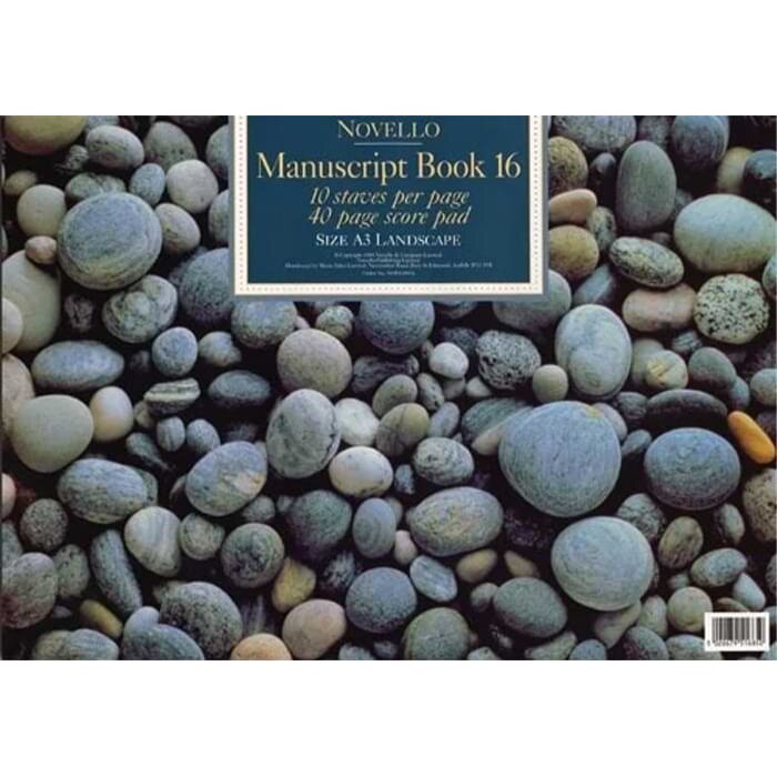 Novello Manuscript Book 16A3 Landscape