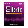 Elixir 3 Pack 16052 Acoustic Guitar String Phos Bronze Light 12-53