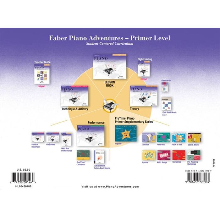 Faber Piano Adventures: Primer Level - Technique & Artistry Book