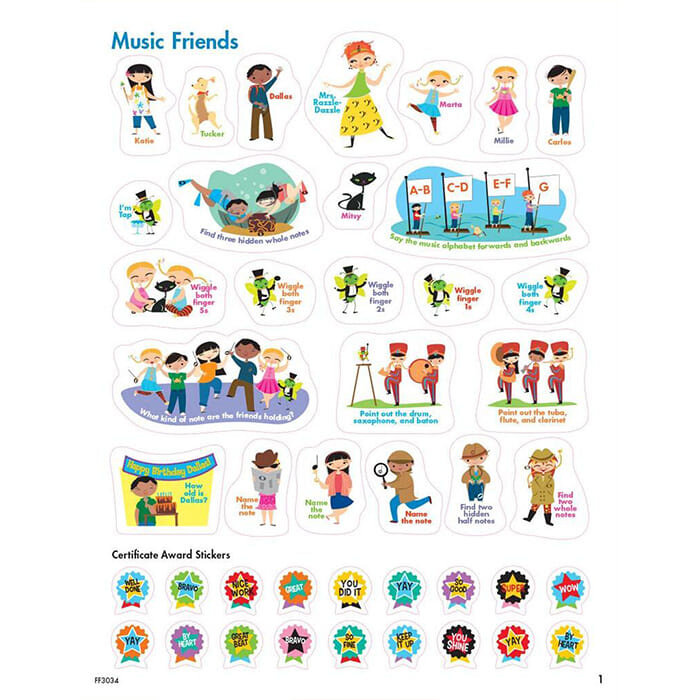My First Piano Adventure Sticker Book