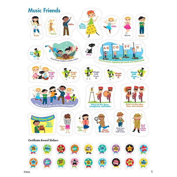My First Piano Adventure Sticker Book